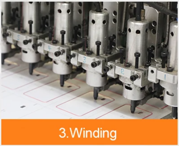 Winding Process of China ShenZhen IDeverst Intelligence Card Co.,LTD

